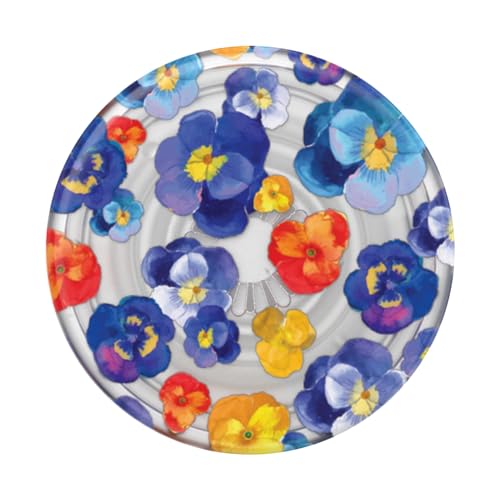 Image of ​​​​PopSockets Phone Grip with Expanding Kickstand, Adhesive Grip - Pansy Raid