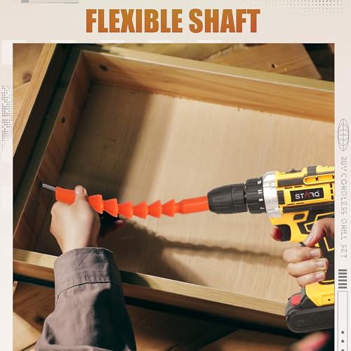 Image of STARQ 21V Li-ion Dual Speed Keyless Chuck Drill|Cordless Drill Driver|Screwdriver with 2 Batteries,LED Torch Variable Speed and Torque Setting (18+1). (With Batteries) (21v-drill kit),Multicolour