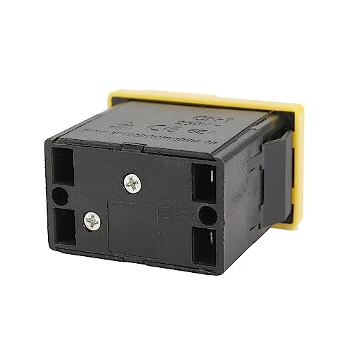 ZASCHMOY Uniwersalny Wyłącznik Awaryjny CK1 250V Bez Wyzwalacza Napięcia do Szlifierki Obróbka Metali Maszyny do Obróbki Drewna Czarny 50x50x30mm