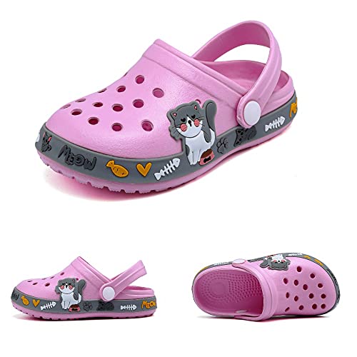 VIYEAR Kinder Clogs Sandalen Mädchen & Junge Gartenschuhe...