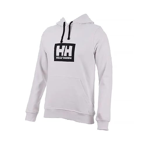 Helly Hansen Hommes HH Box Sweat à capuche, Nuage Nimbus, M
