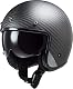 Carbon-Motorradhelm LS2 und Jet-Motorradhelm BOB Solid Carbon Matt