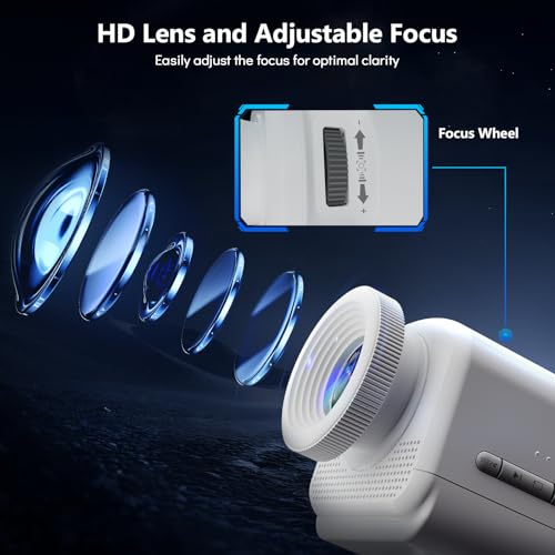Image of Rossetta 3D Projector with 60 Scenes, Galaxy Star Projector for Room Decor | Bluetooth Speaker, 1H /2H Timer & Remote, Night Light for Bedroom, Party, Christmas & Birthday Gifts for Adults, Girls, Boys