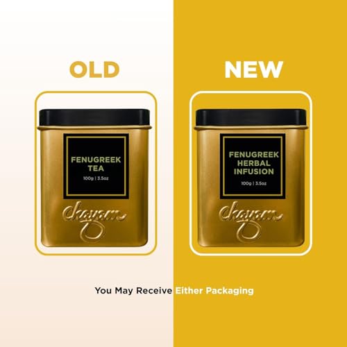 CHAYAM Fenugreek Herbal Tea | 100g Caffeine-Free Infusion for Digestion, Gut Health & Lactation Support | Fennel, Cumin, Ajwain, Licorice | Premium Gift Tin | Made in India