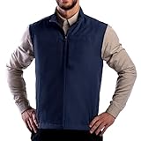 SCOTTeVEST Men's RFID Travel Vest, Navy, Large