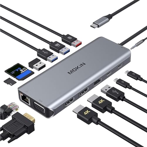 Amazon | USB-Cドッキングステーション HDMI2つドッキングステーション 