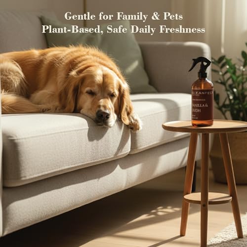 Image of Vanilla & Oudh Room Freshener Spray - Long Lasting Air Freshener for Home, Bathroom & Office | Non-Toxic & Safe Aromatic Spray with Natural Oils (300ml)