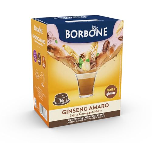 96 Capsules Ginseng Amer CAFFÈ BORBONE Compatible Avec lavazza A Modo Mio