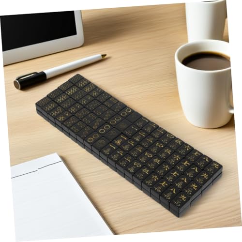 Mini Mahjong de viaje compacto con dados miniatura 6