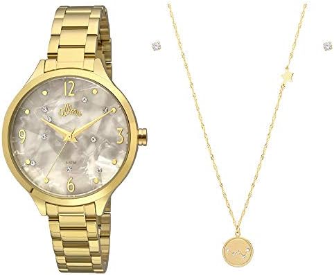 Kit Relógio Allora Feminino Al2036fig/K4b