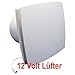 Produktbild Badlüfter 12V,Lüfter,Kleinlüfter,Ventilator,WC-Lüfter,Belüftung,dalap® BFLZ12