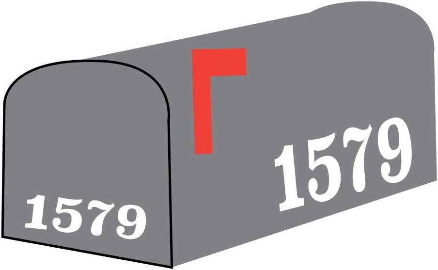 Custom Mailbox Number Make Your Own House Numbers Decal Sticker Street Customized Personalized Vinyl Stickers Text Modern Lettering