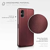 ONEFLOW Biznesowe etui do Sony Xperia 5 V, etui na telefon komórkowy składane z funkcją stojaka, cienkie etui z klapką ze skóry poliuretanowej (PU), etui z przegródką na karty, etui ochronne 360°