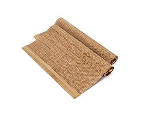 Home·fsn Placemats Set Of 4, 100% Bamboo Handmade 12 X 17 Inches Table Mats For Dining Tables, Wedding, Parties, Bbq's, Everyday, Holidays #TOP2