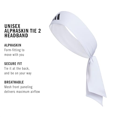 Image of adidas Alphaskin Tie Headband
