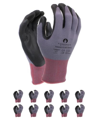 Guantes de trabajo MCR Safety Contour Avenger para montaje de precisión tamaño 7