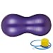 Peanut Ball,Anti-Burst Gym ball, Swiss Stability Ball, Including a Free Foot Pump, for Labor, Physical Therapy, Fitness, and Exercise