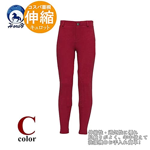 Amazon.co.jp: 乗馬 キュロット ジュニア用 膝革 | 乗馬用品 パンツ