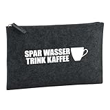 spartoo livraison suisse Format pratique : Avec 26 x 17 cm, le Spar Wasser Trink Kaffee Kaffeetasse La trousse de toilette est compacte et offre néanmoins suffisamment d'espace pour les produits de soins ou les ustensiles.