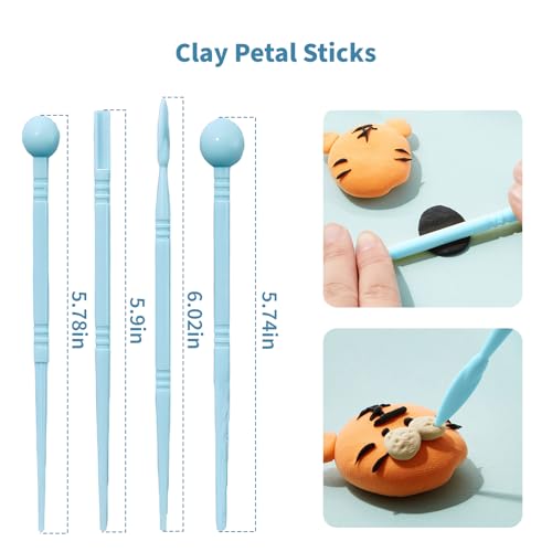 Wdmxszdq 25 Töpferwerkzeug-Set mit Modellierwerkzeugen für Ton und Modelliermasse Praktische Clay Tools und Pottery Tools Hochwertige Sculpting Tools für deine kreativen Projekte