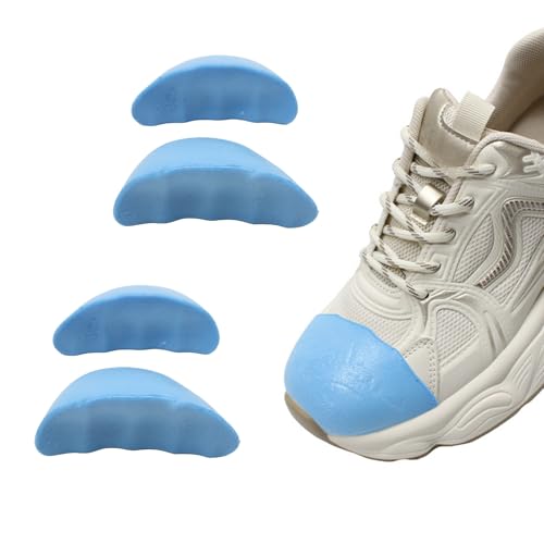 Zegnuem Lot de 2 paires de remplisseurs d'orteils unisexes, pour chaussures trop grandes, inserts en mousse souple, soulagement de la douleur du pied, pour talon haut, plats, chaussures de costume