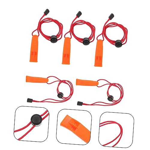 Juego de 5 silbatos Hemoton para deporte y exteriores miniatura 4