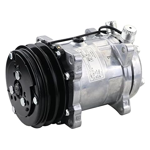 ACTECmax Universal A/C Compressor 2PK Clutch SD 508 5H14 R134A V Belt 24V Cover