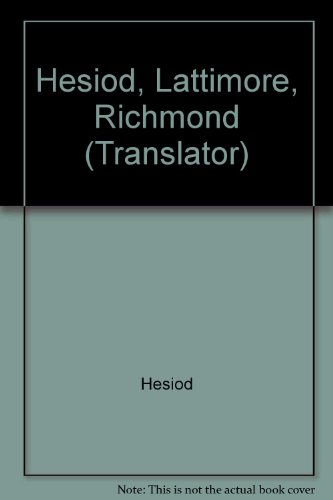 Hesiod, Lattimore, Richmond (Translator) B000H0078S Book Cover