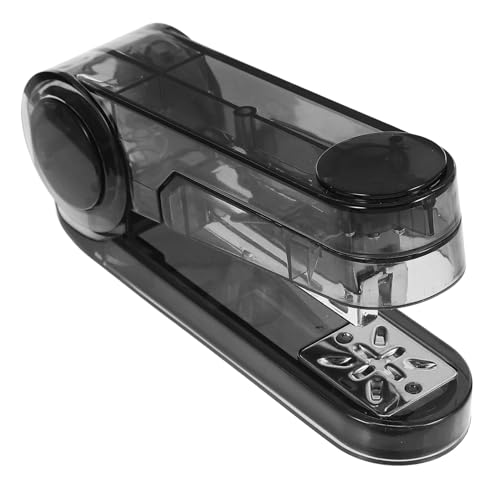 Yardwe Rotatable 360-degree Plastic Desktop Stapler, Swing Arms Center Binding Stapler for Office, Teachers, and Students, Portable Multi-Angle Stapling Tool