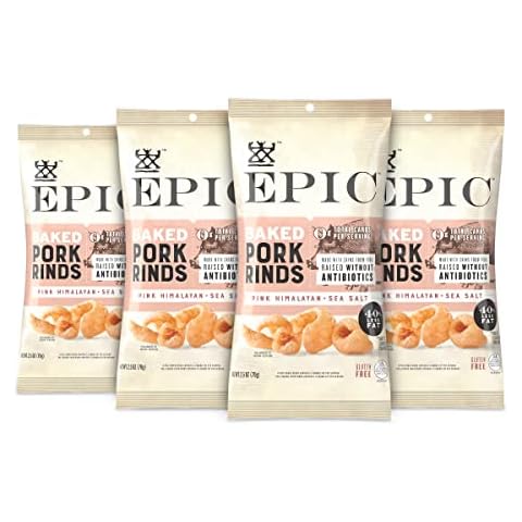 Epic Artisanal Himalayan Sea Salt Pork Rinds, 2.5 oz, 4 ct Cover