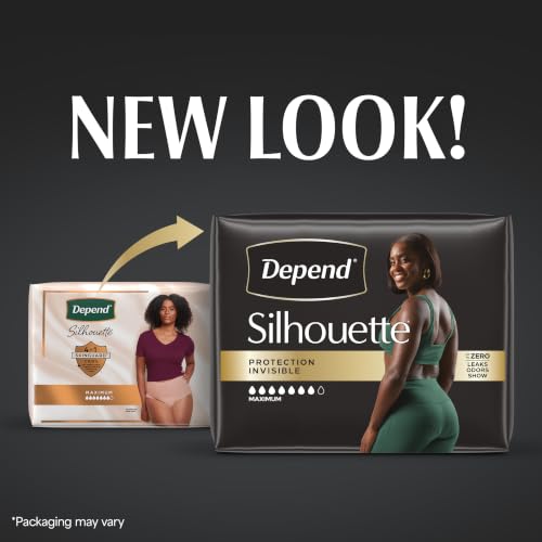 Image of Depend Silhouette Incontinence Underwear for Women, Small, 16 Count