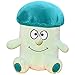 LUOYEPIAO Cojines de Peluche, champiñones de Peluche, Estilo de simulación Ornamentos para el hogar (Color: Verde, Tamaño: 45 cm)