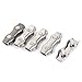 Aexit Stainless Steel Chain & Rope Fittings Duplex 2-Post Clip Cable Clamp 5 Pcs for 5mm Wire Rope Clips Wire Rope
