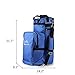 TerkCo Tall Boot and Helmet Bag for Horse Riding,Helmet Horse Riding Bag,Large Capacity Riding Helmets Equestrian Storage Bag,Waterproof English Bag Carry All(Only Bag) (Blue 3)