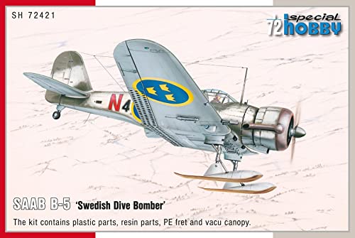 Saab B-5 Special Hobby 1:72 maquette de bombardier en plongée suédois