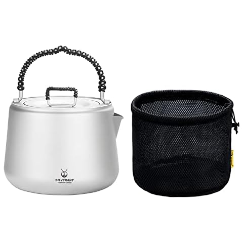 SilverAnt Titanium Ultralight 1.4L / 47.34 fl oz Kettle Cover
