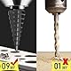 Okaywork 3PCS Stufenbohrer Set, Hex Shank Stufenbohrer HSS Konusbohrer stufenbohrer metall Schälbohrer für Metall Bohrfräser Kegelbohrer Konusbohre (3-12mm 4-12mm 4-20mm) (Schwarz)