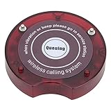 Goshyda 10 pcs/Pack Queuing Calling System Kit, Long Distance Guest Paging Queuing System Receivers, for SU 668
