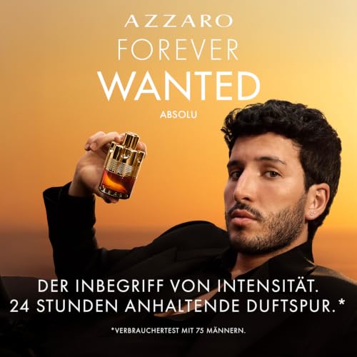 Azzaro Forever Wanted Absolu Eau de Parfum für Herren, intensiver ambrig-holziger Herrenduft… – Ansicht 5