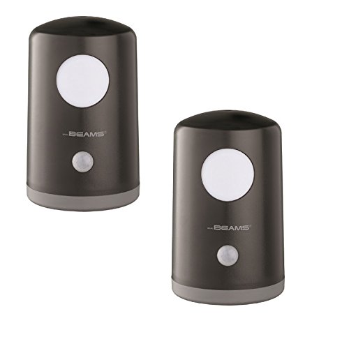 Mr Beams Stand Licht MB750 mit Bewegungssensor in schwarz 2er-Pack