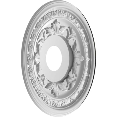 Image of 16 inchOD x 3 1 /2 inchID x 1 inchP Baltimore Thermoformed PVC Ceiling Medallion (Fits Canopies up to 6 1 /2 inch), Textured Metallic Galaxy