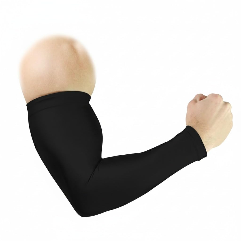 rozzyblue Unisex Solid Arm Sleeves Stretch Fit s and Outdoor Arm Cover with Lightweight Fabric Full Length Protection Sleeves for Running Cycling_Multicolor-picture-43