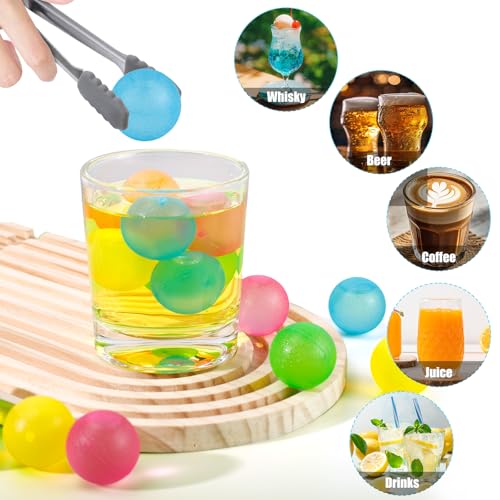 Cubos de hielo reutilizables redondos, pack de 60 miniatura 5