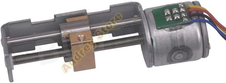 5V-9V Mini 20mm 2-phase 4-wire screw rod Linear bearing stepping slide Stepper motor