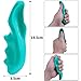 FANDE 2 pcs Masajeador de pulgar verde y masajeador de tejido profundo,herramienta de masaje de punto de disparo,Formado Manual Protector Masajeador.