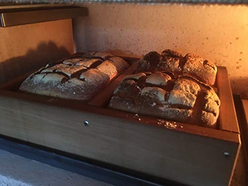 Holzbackrahmen von Holzbackofen-Welt – Backform mit Trennbrett