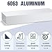 Zonon 2 Pcs 6063 Aluminum Rectangular Tubing 2
