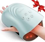 Cotsoco Massager main avec chaleur, Cadeaux de jour des mères, Massaire main sans fil amélioré avec sac de voyage, Massage mains portatives pour les mains, poignet, Palme et doigts, Cadeau pour hommes Femmes Amis de la famille, Détente à la maison, Bureau, Bleu