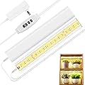 FOXGARDEN® Grow Light Strip for Indoor Plants, Full Spectrum 192 LED Bright Grow Lamp with Auto On/Off Timer 4/8/12H, 10 Dimmable Brightness, 2 Packs