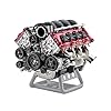 Mini V8 Engine Kits That Runs, MAD V8 Model Engine Build Kit RC Model Kits for Adults, DIY Assembly Engine Model for AX90104 SCX10II Capra VS4-10 Pro/Ultra Model Car